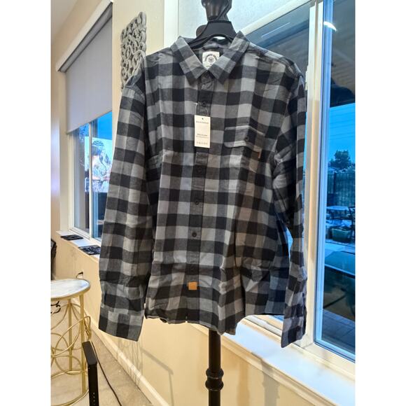 Dubinik Men’s Plaid Flannel Shirt – 2XL – New With Tags - Picture 1 of 11